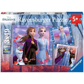 Ravensburger - Frozen - De Reis Begint - 3x49 Stukken - Puzzels